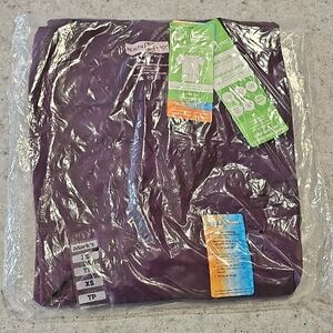 Purple XSHealth Pro Scrub Top New With Tags